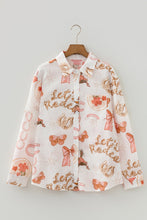 Load image into Gallery viewer, Let's Rodeo Buttoned Long Sleeve Shirt