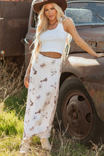 Load image into Gallery viewer, Western Lace Trim High Waist Maxi Skirt