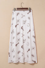 Load image into Gallery viewer, Western Lace Trim High Waist Maxi Skirt
