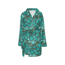 Load image into Gallery viewer, All Turquoise Women's Bath Robe