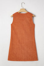 Load image into Gallery viewer, Corduroy Western Mini Dress
