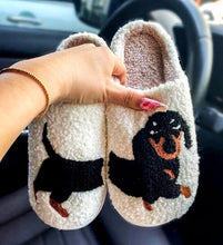 Load image into Gallery viewer, Weenie Dog Slippers
